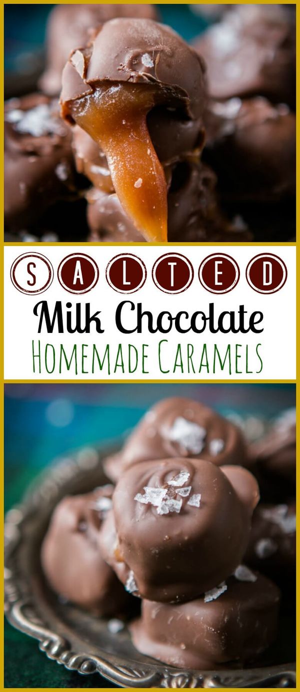 Salted Milk Chocolate Caramels