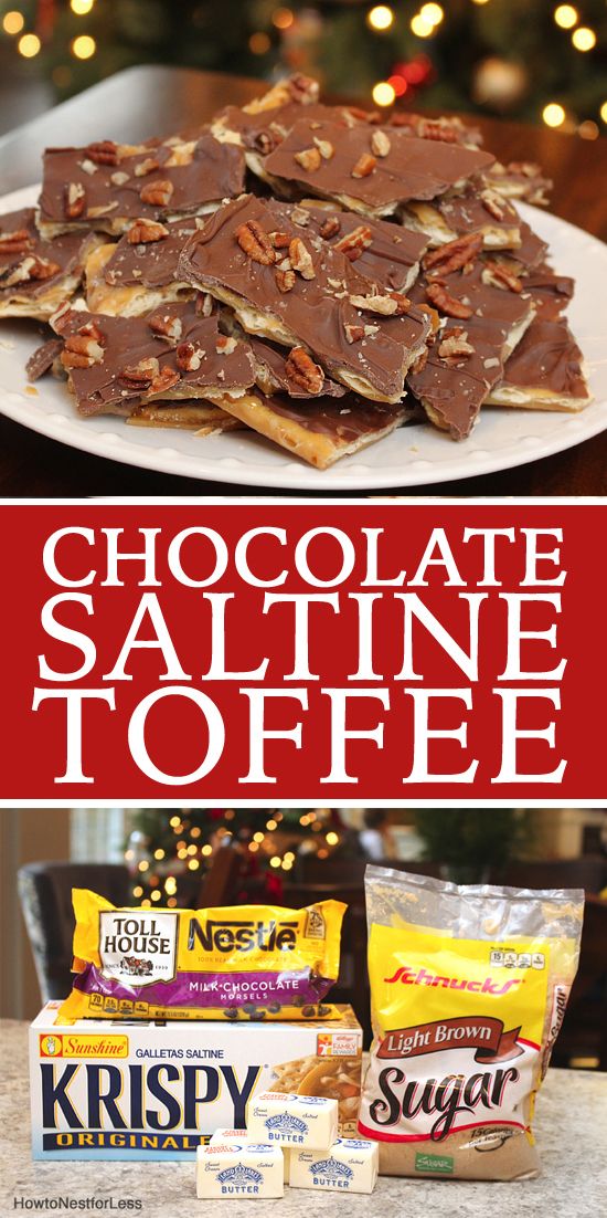 Saltine Chocolate Toffee