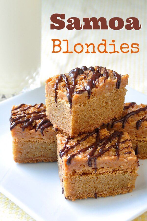 Samoa Blondies