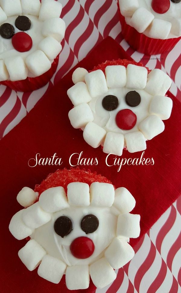 Santa Claus Cupcakes