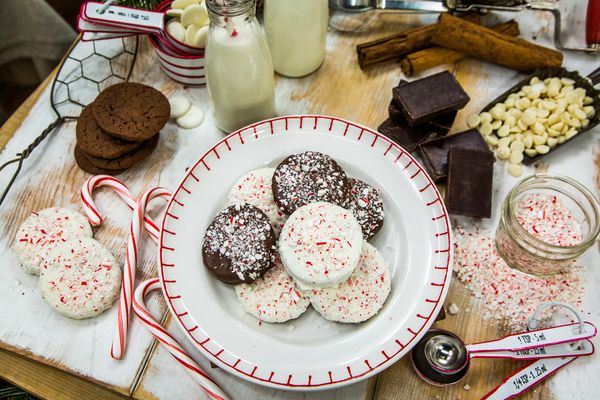 Santa's Favorite Mint Cookies