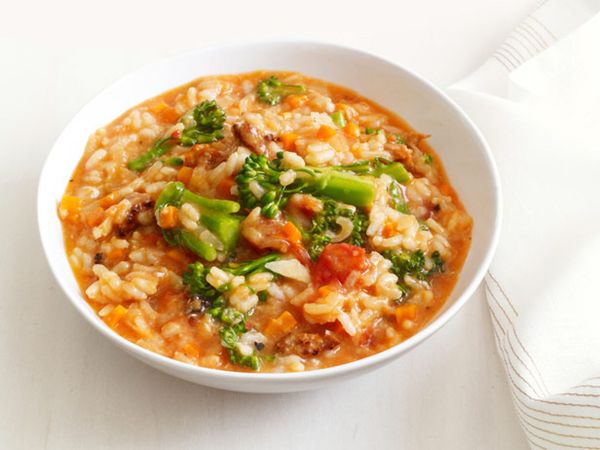 Sausage and Broccolini Risotto