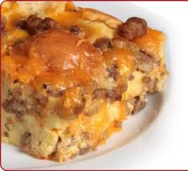 Sausage and Cream Cheese Breakfast Casserole