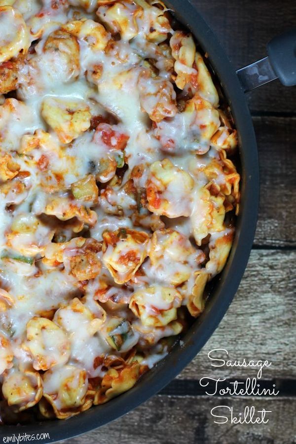 Sausage Tortellini Skillet