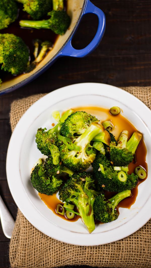 Sautéed Broccoli With Honey Garlic Sauce