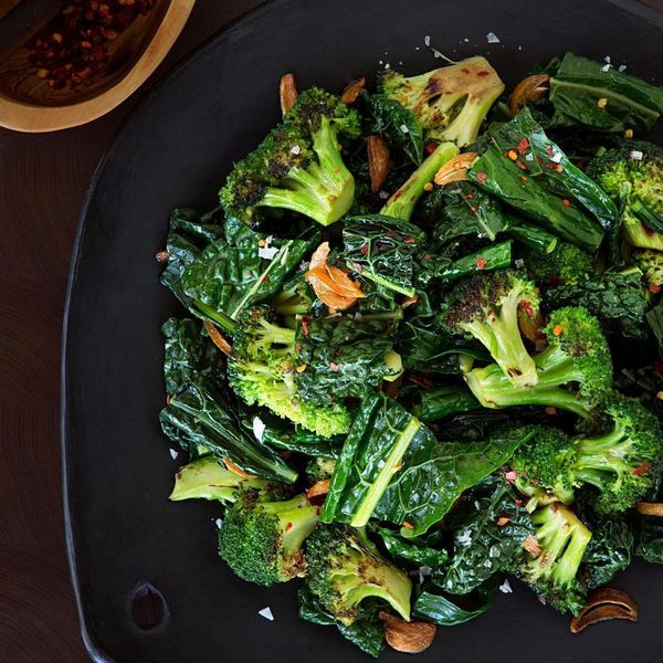 Sauteed Broccoli & Kale with Toasted Garlic Butter