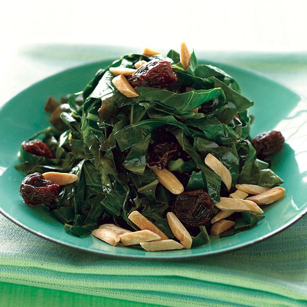 Sauteed Collard Greens with Raisins