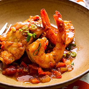 Sauteed Snapper & Shrimp with Creole Sauce