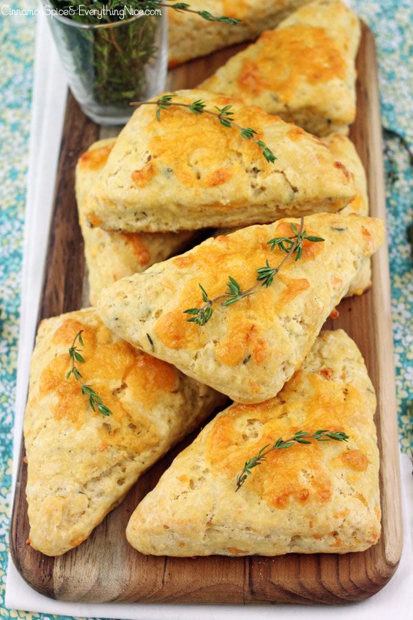 Savory Cheddar Herb Scones