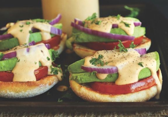 Savory Eggless Benedict