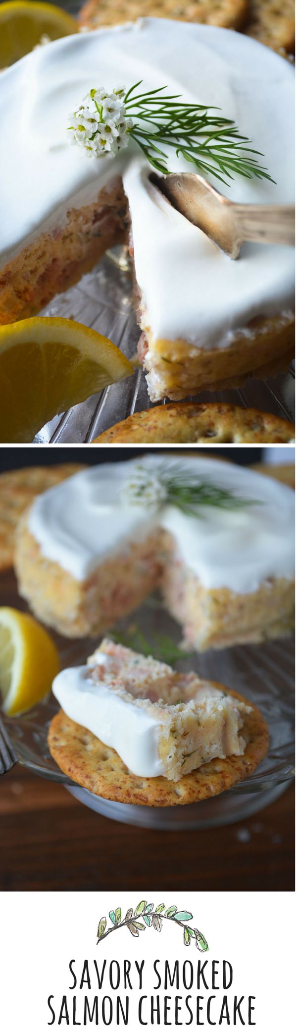 Savory Smoked Salmon Cheesecake