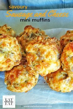 Savoury Sausage and Cheese Mini Muffins