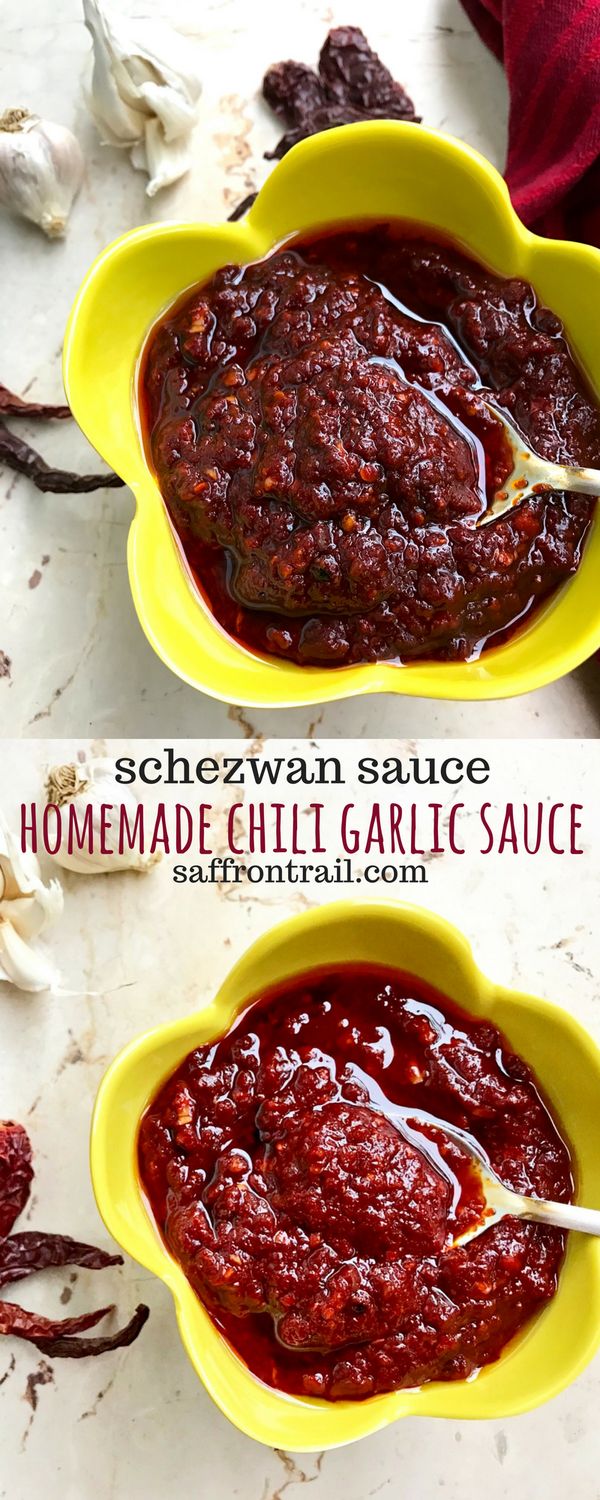 Schezwan Sauce | Indochinese Chili Garlic sauce