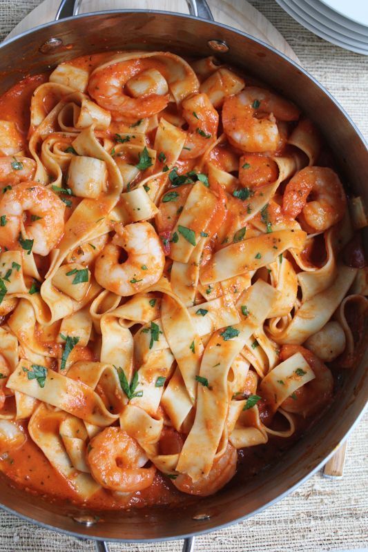 Seafood Pappardelle