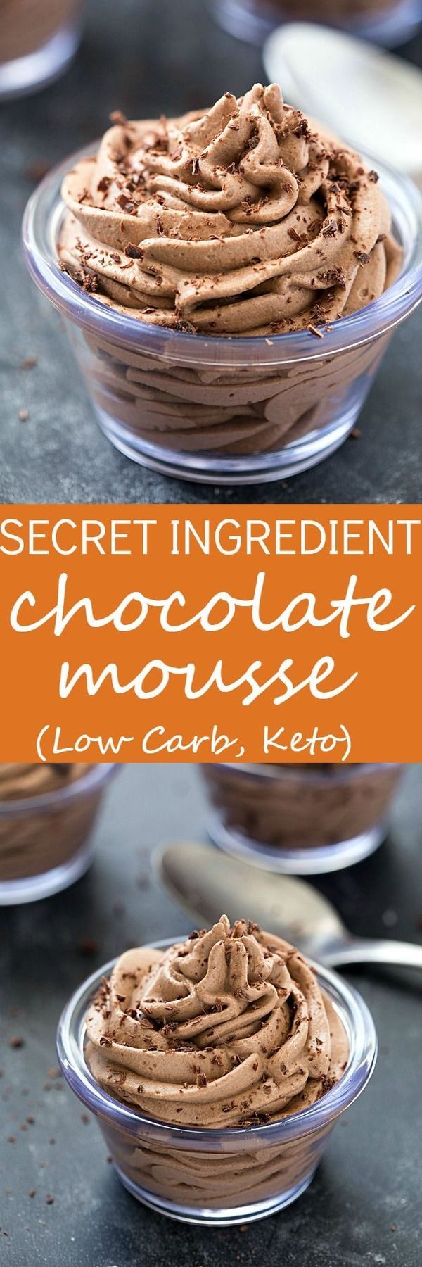 Secret Ingredient Easy Chocolate Mousse (Low Carb, Keto