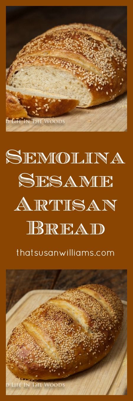 Semolina Sesame Artisan Bread