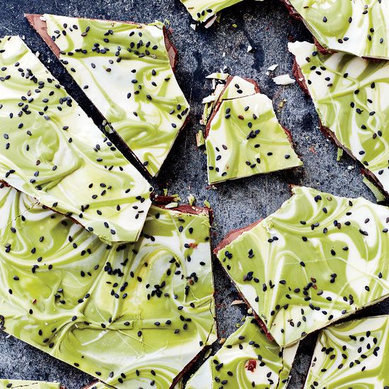 Sesame-Matcha Bark