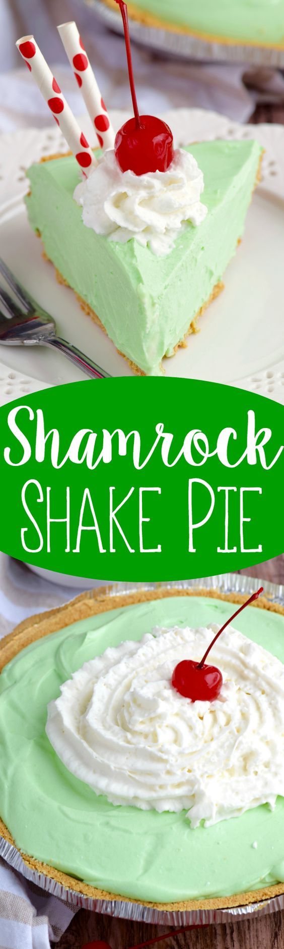 Shamrock Shake Pie