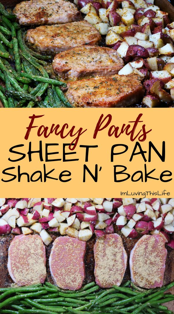 Sheet Pan Pork Chops Dinner