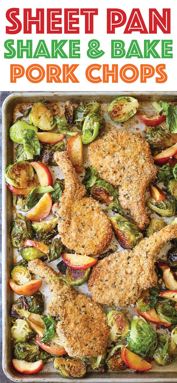 Sheet Pan Shake and Bake Pork Chops