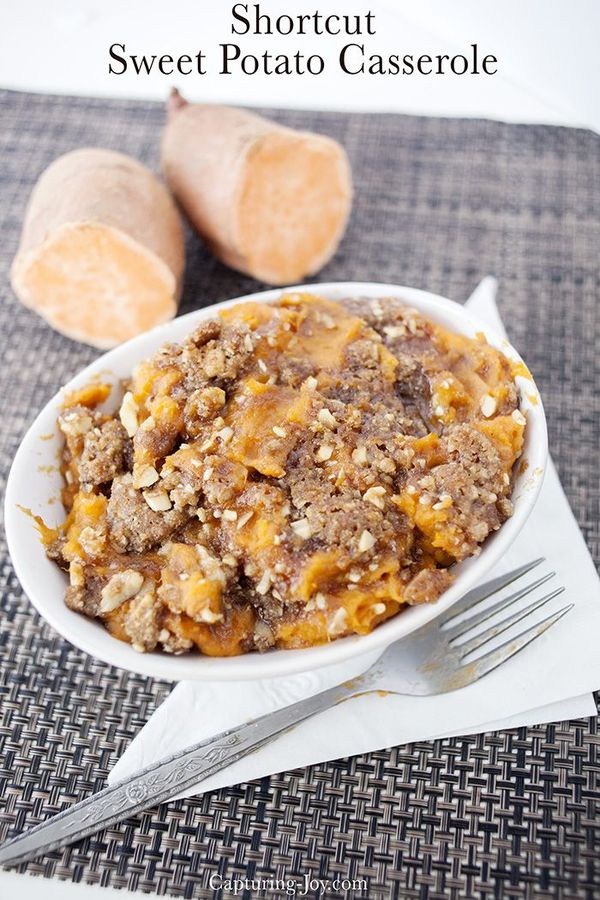 Shortcut Sweet Potato Casserole