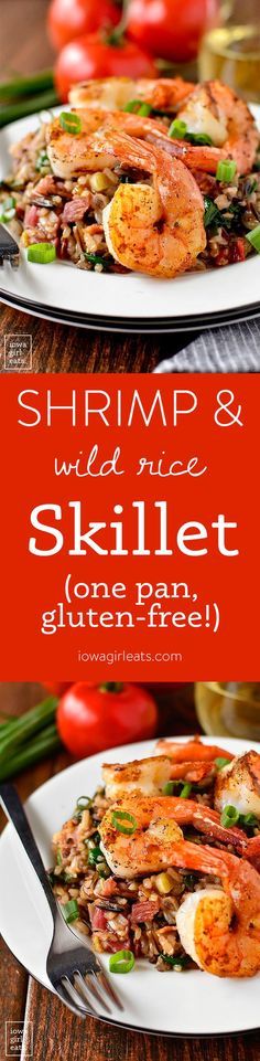 Shrimp and Wild Rice Skillet