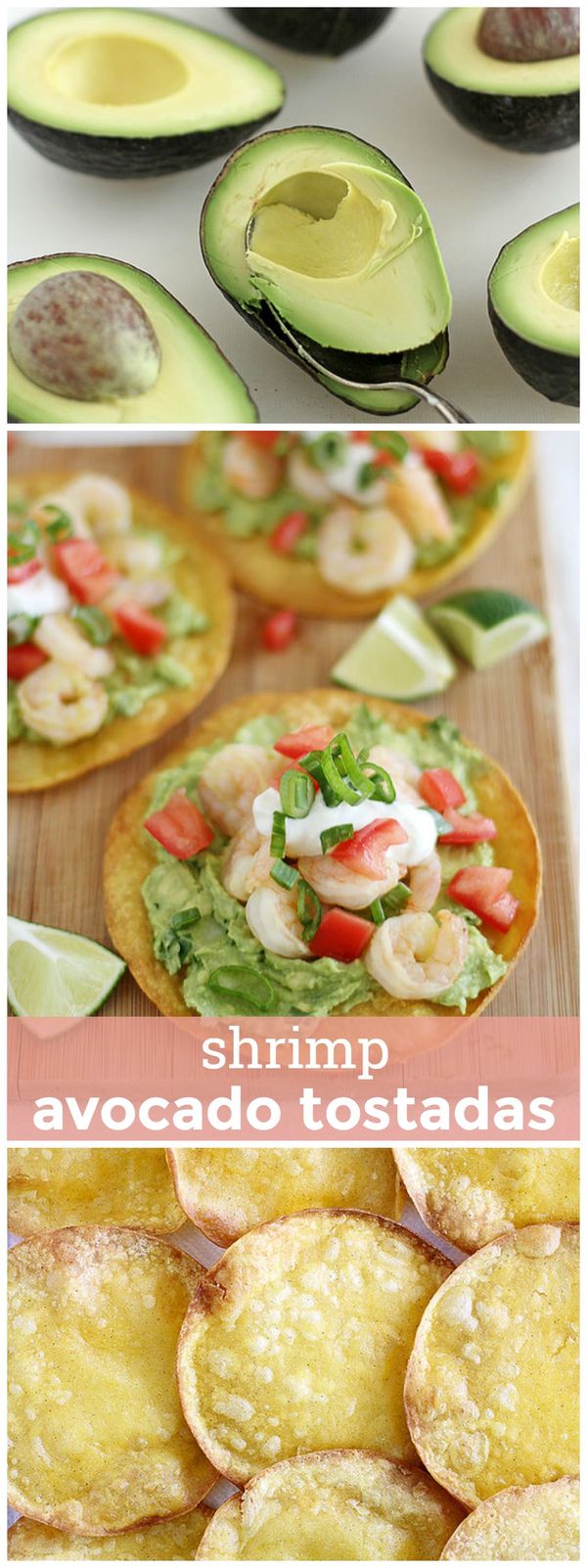 Shrimp Avocado Tostadas