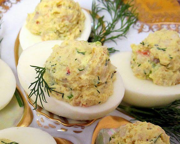 Shrimp Deviled Eggs