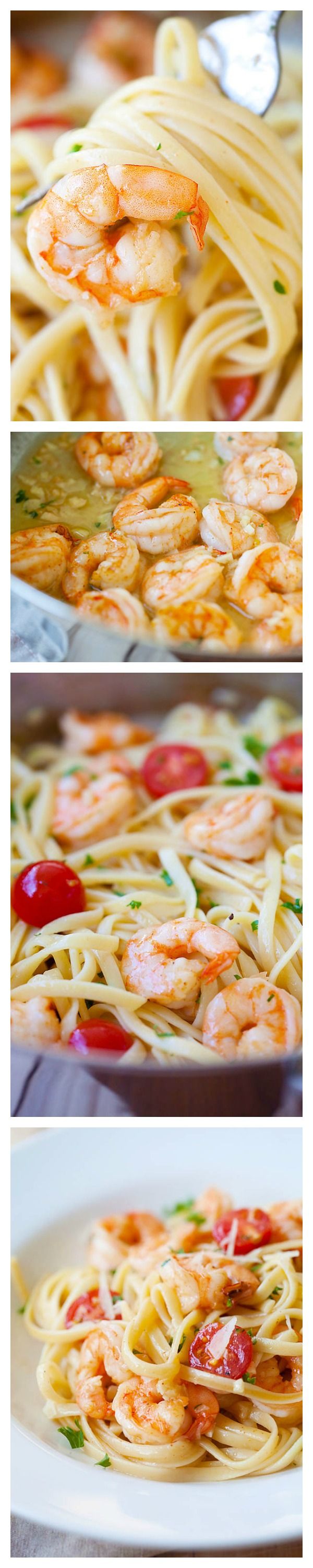 Shrimp Scampi Linguine