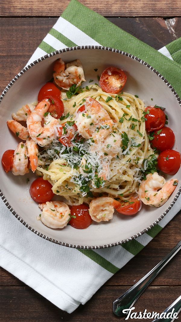 Shrimp Scampi Linguini