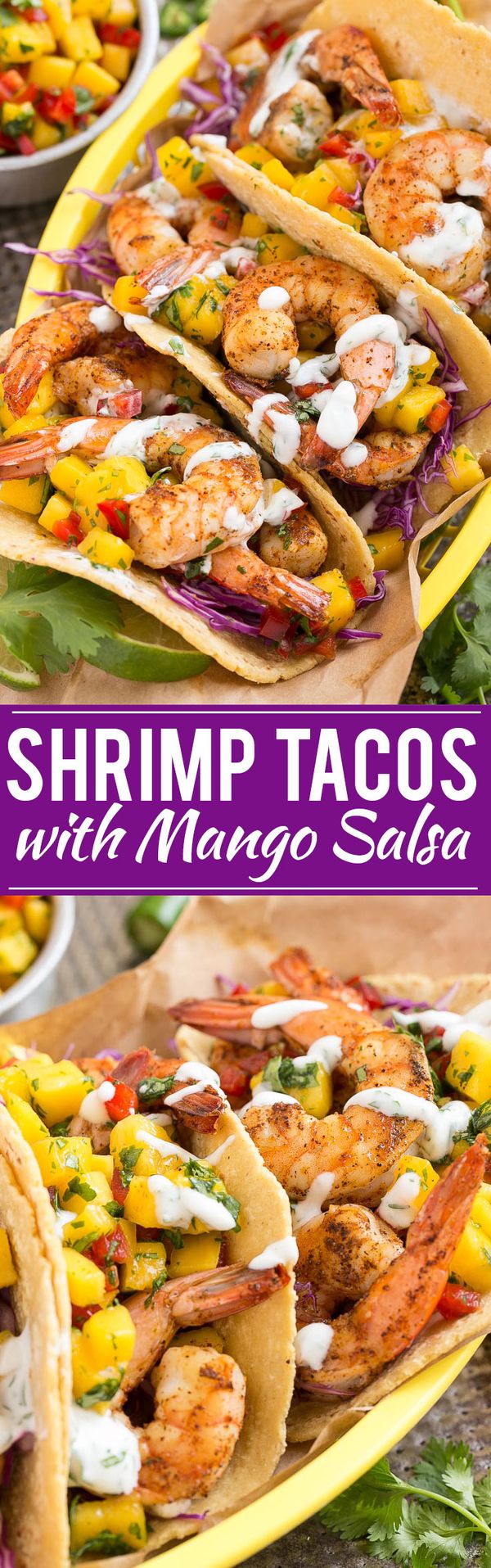 Shrimp Tacos with Mango Salsa