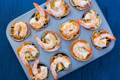 Shrimp Wonton Cups