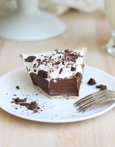 Silk Chocolate Pie (vegan and gluten-free