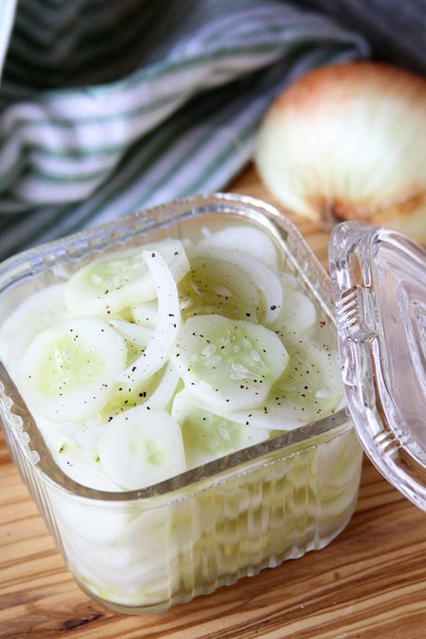 Simple Cucumber and Onion Salad