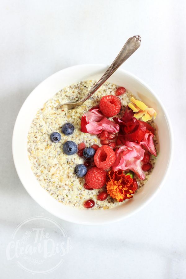 Simple Hemp Seed Porridge (vegan, grain free, gluten free