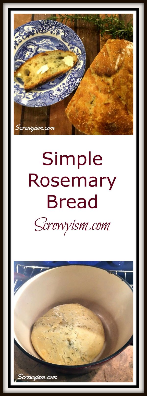 Simple Homemade Rosemary Bread