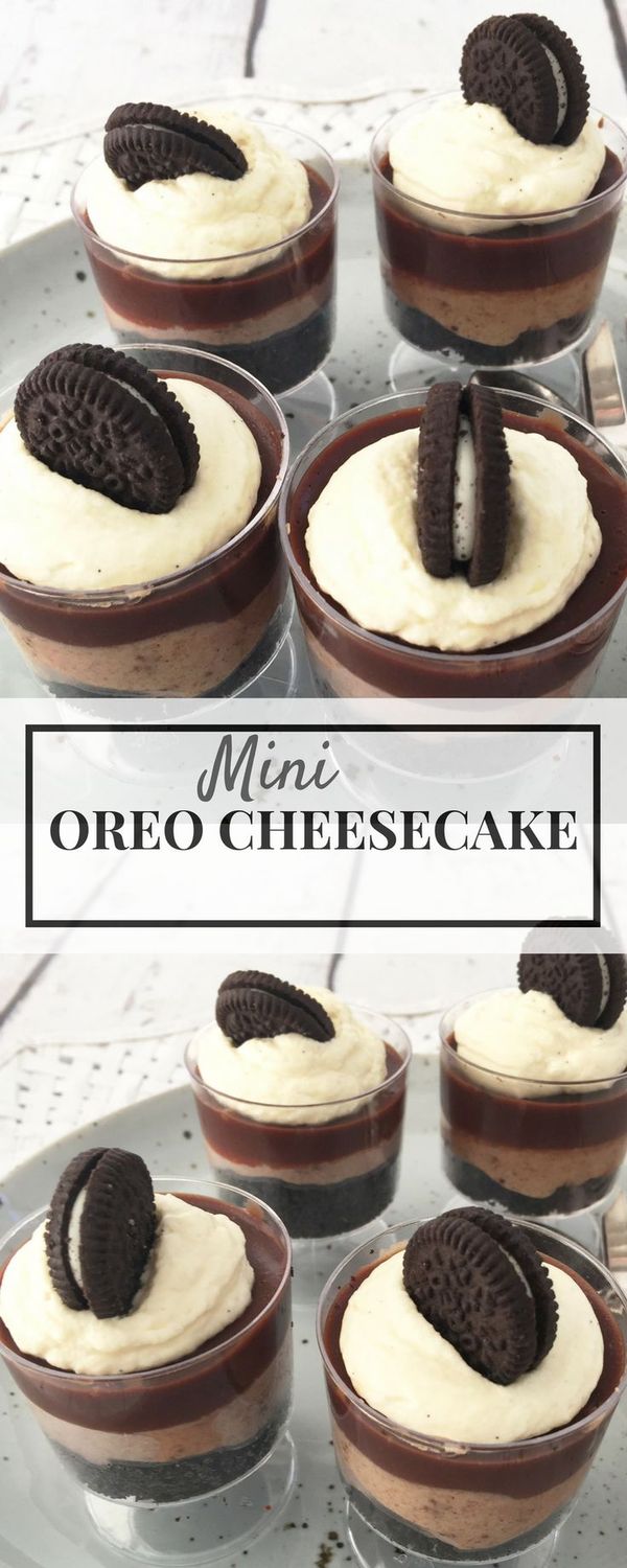 Simple Mini Oreo Cheesecake Dessert