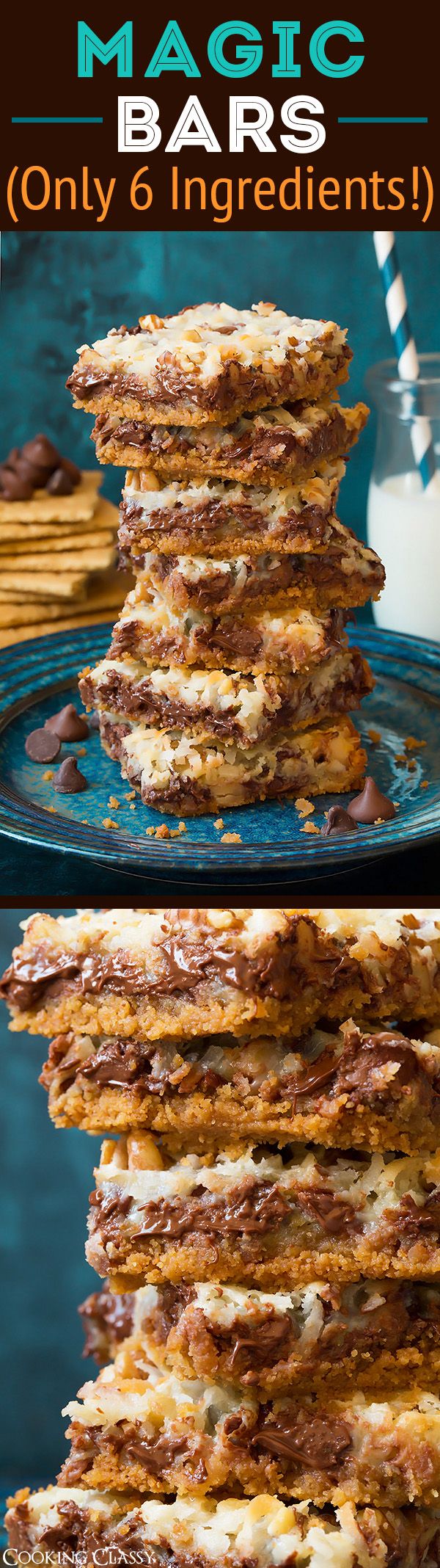 Six Layer Magic Bars (only 6 ingredients!