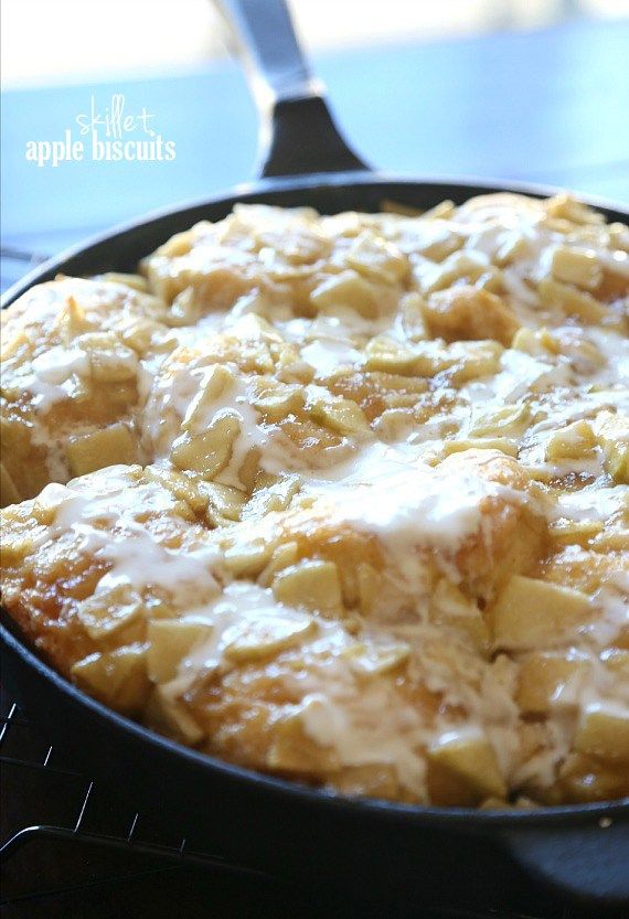 Skillet Apple Biscuits