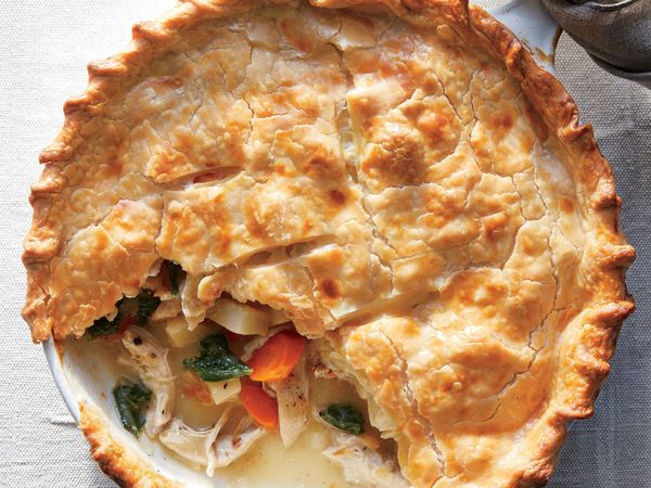 Skillet Chicken and Root Vegetable Potpie