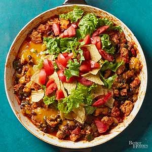 Skillet Taco Pie