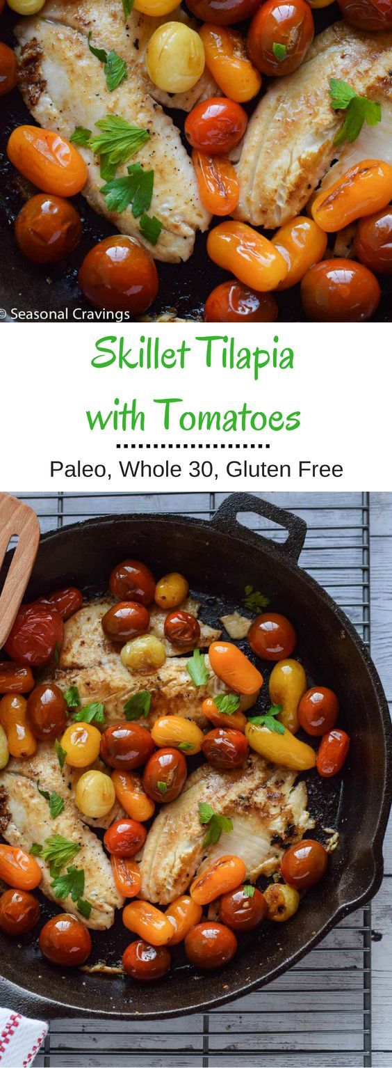 Skillet Tilapia with Tomatoes