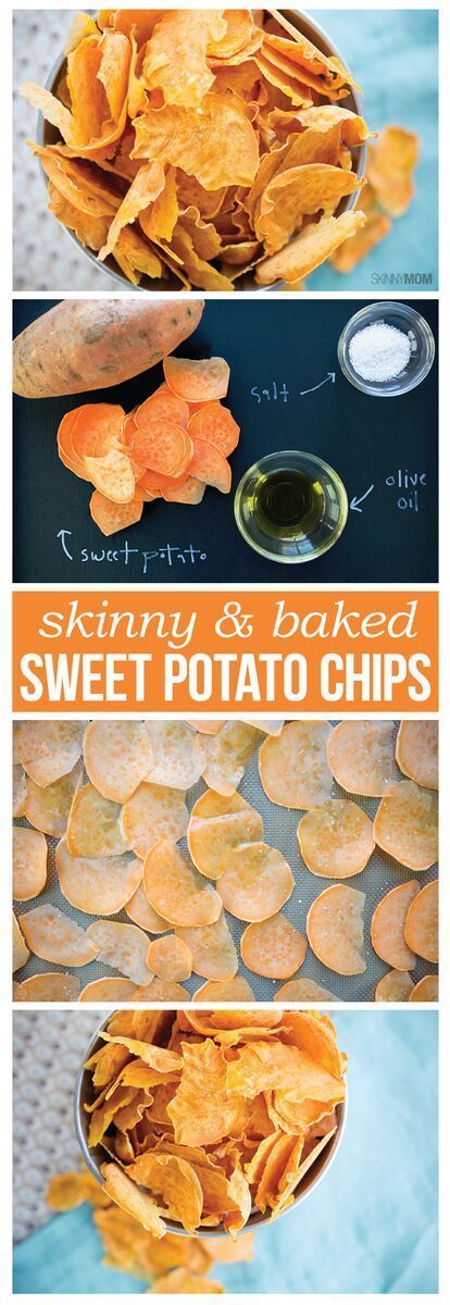 Skinny Baked Sweet Potato Chips