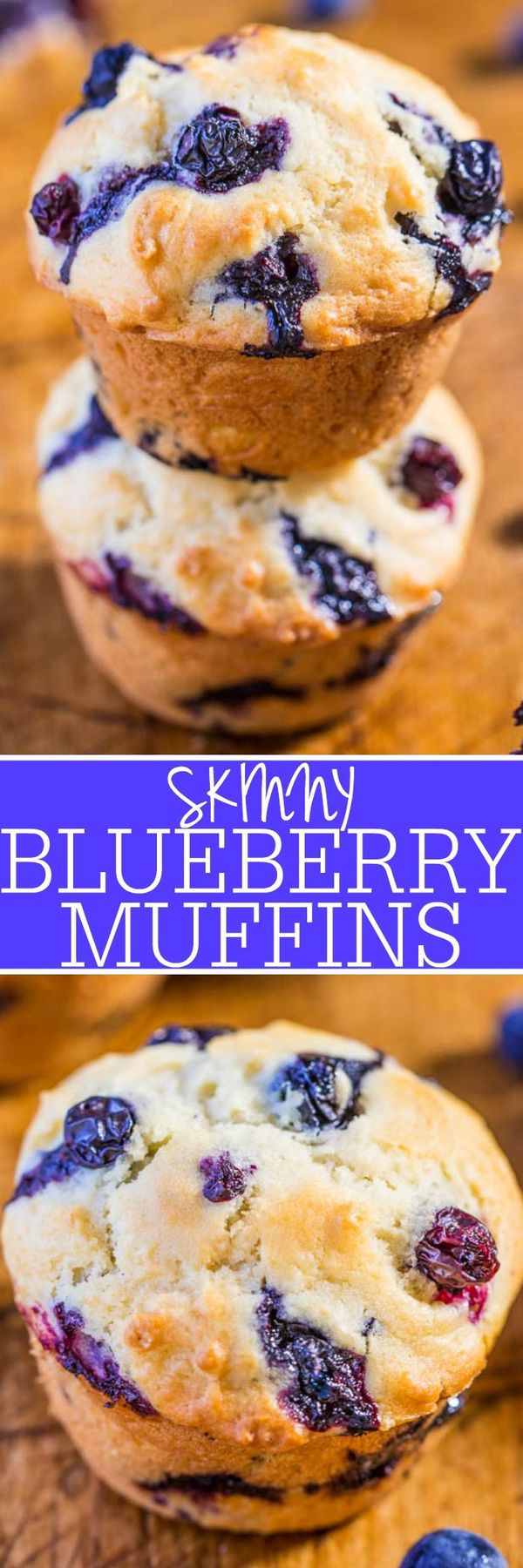 Skinny Blueberry Muffins