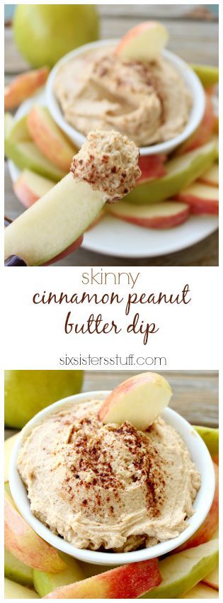 Skinny Cinnamon Peanut Butter Dip