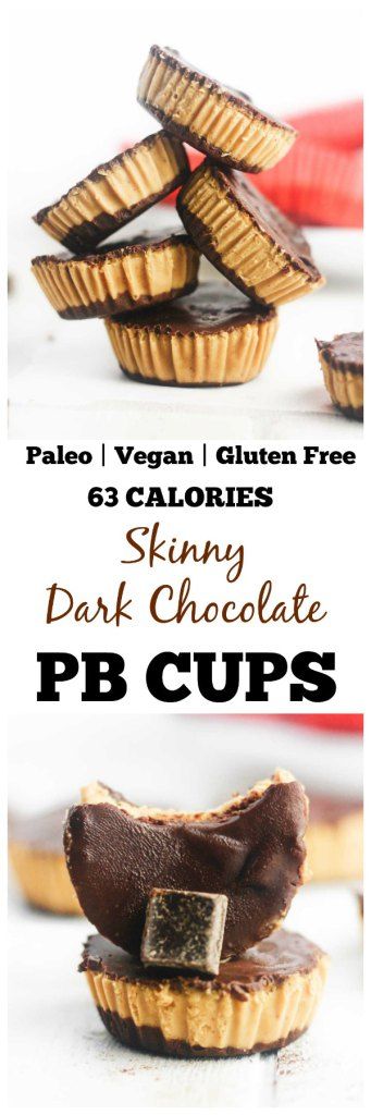 Skinny Dark Chocolate PB Cups