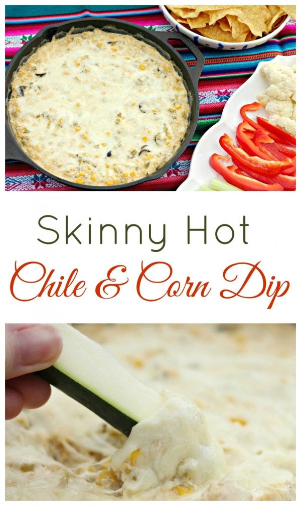 Skinny Hot Chile and Corn Dip