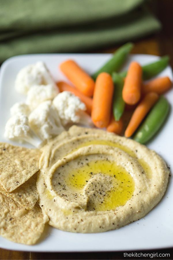 Skinny Hummus With Zero Tahini