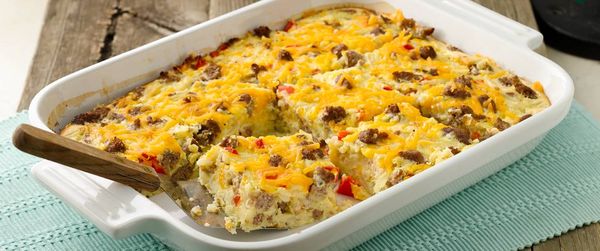 Skinny Impossibly Easy Breakfast Bake