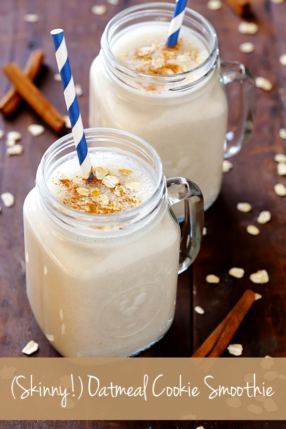 (Skinny! Oatmeal Cookie Smoothie